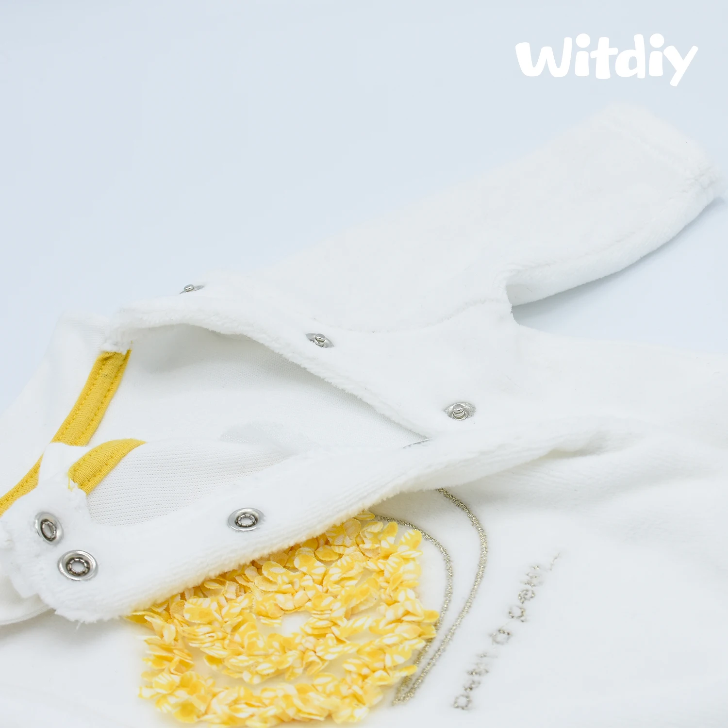 

Witdiy Suitable for 40CM45CM Rebirth doll clothes Newborn quality Bodysuit Rebirth costume Featured embroidery