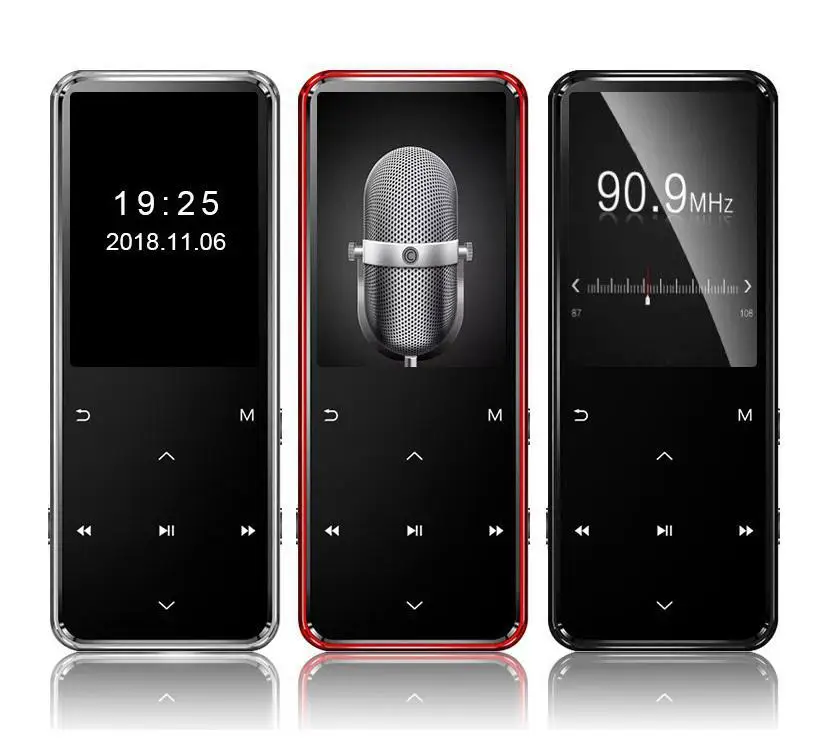 MP4 плеер с bluetooth lecteur музыкальный Портативный mp 4 медиа тонкий 1 8 дюймов сенсорные