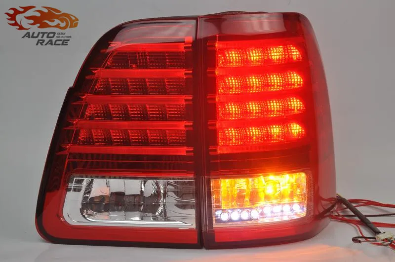 

Car LED Tail Light Rear Fog Lamp Brake Reverse Turn Signal For Toyota Land Cruiser FJ100 1998-2007