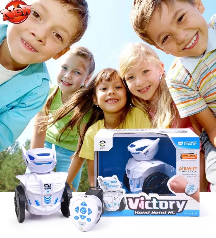 Умные часы музыка радиоуправляемый робот для детей датчик гравитации ИК игрушки