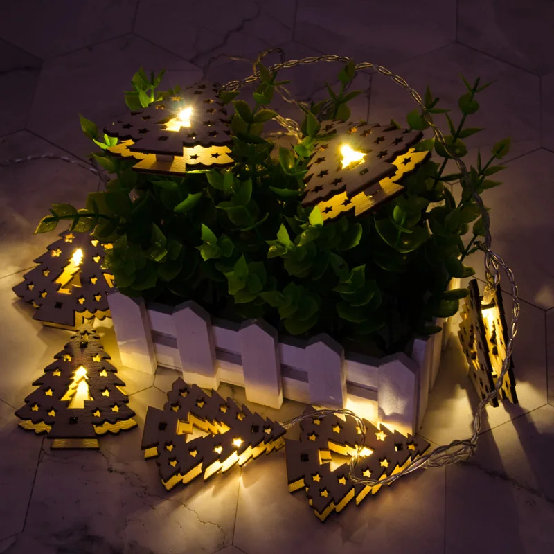 

Christmas Strip Light Christmas Day Decoration Strip Light 2m 10trees Festival Celebration Lamps