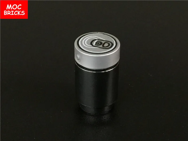 10 шт./лот DIY Круглый Кирпич 1x1 &amp плитка круглая с содовой поп Can шаблон подходит