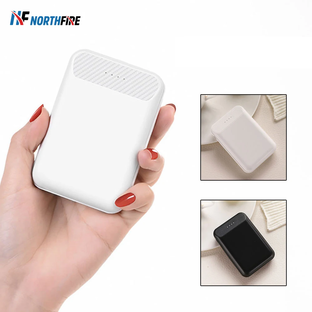 10000 мАч Мини Внешний аккумулятор для xiaomi iPhone Dual USB портативный внешний Powerbank