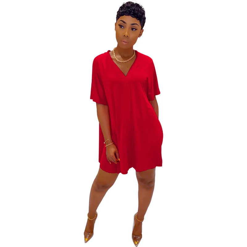 

2020 Women Clothes Casual V Neck T Shirt Top and Shorts Set Streetwear Sexy Outfits for Women Suit Summer Short Two Piece Sets