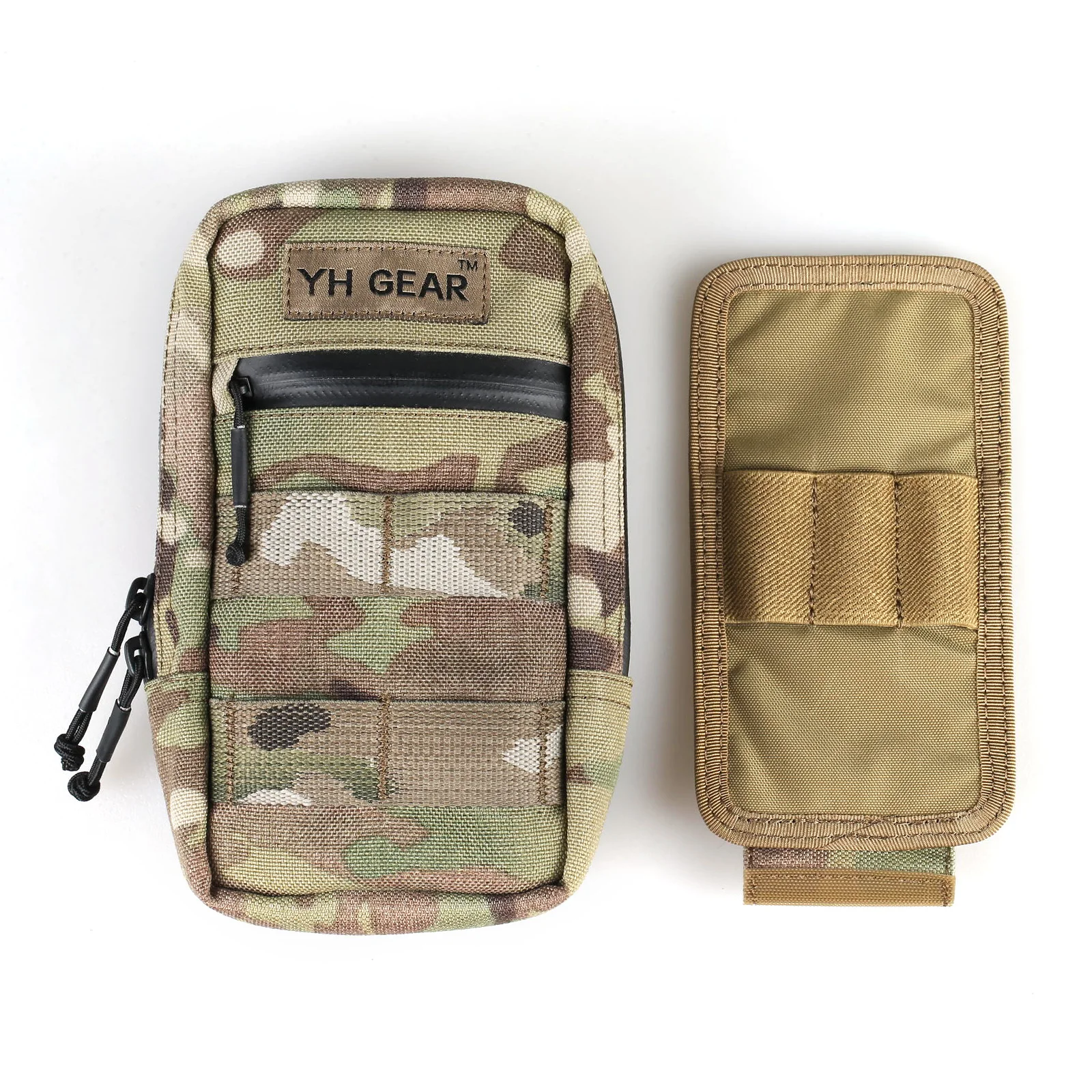 

YH GEAR Outdoor Quick Release Tactical Wasit Pouch Molle Accessories Bag - MC MCBK
