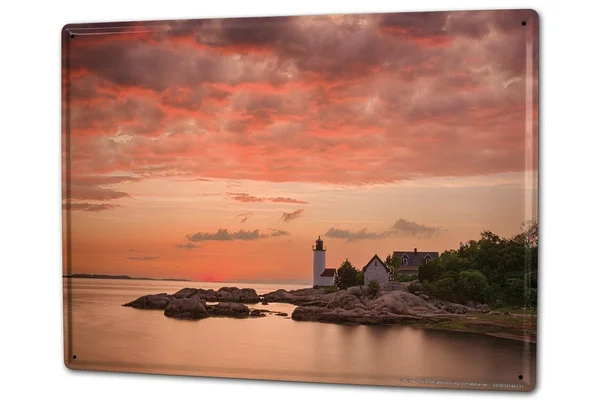 

Жестяной знак Ностальгический Маяк кофе Бар Декор