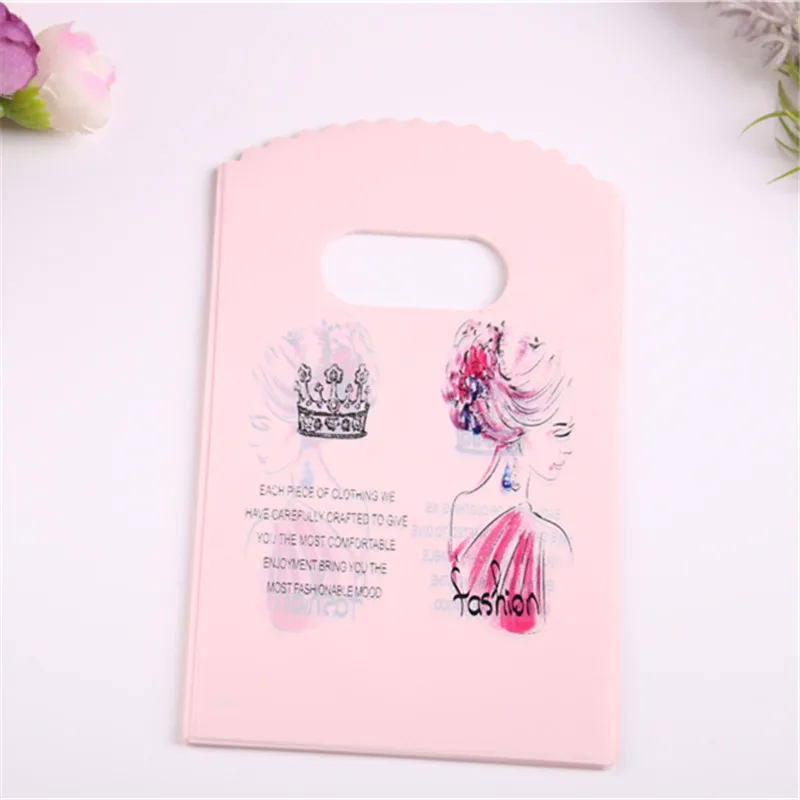 Новый дизайн оптом 50 шт./лот 9*15 см роскошные розовые модные Упаковочные пакеты с