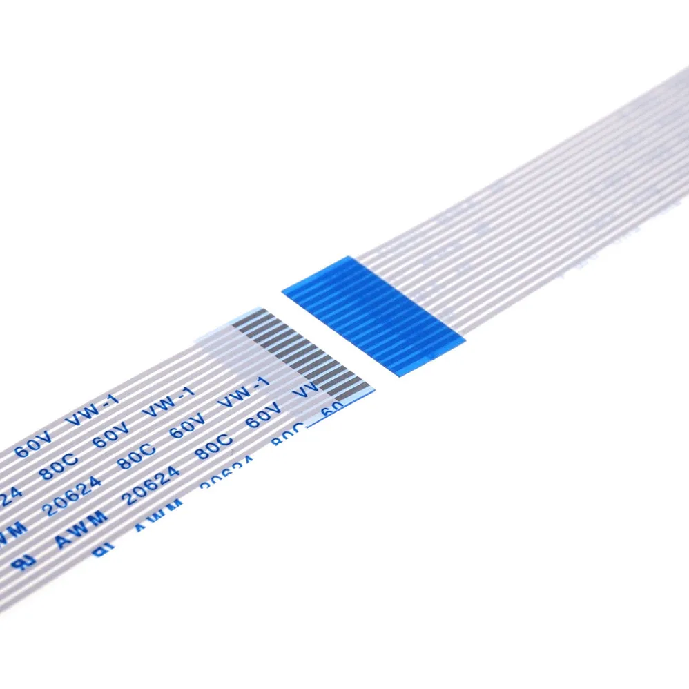 Гибкий плоский кабель FPC FFC 15 контактов Шаг 1 0 мм длина по одной стороне тип А для