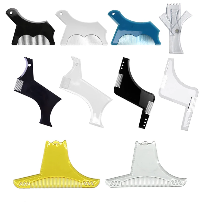 5 тип волос борода Расческа для бороды формирующий стиль гребень шаблон щетка