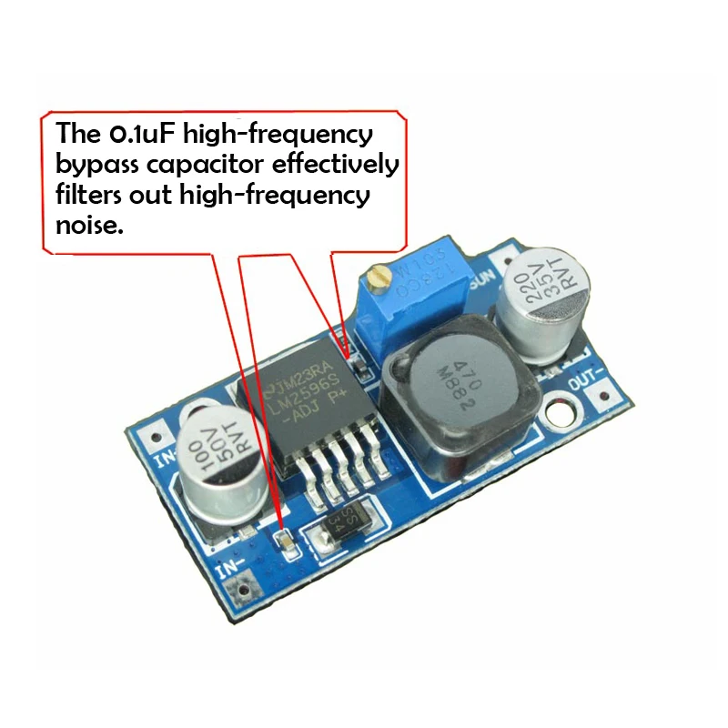 Регулируемый понижающий модуль питания DC-DC