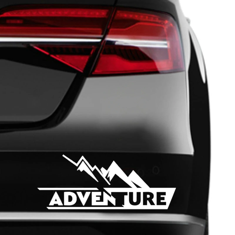 

Personality Adventure Car Sticker Windshield Bumper Motorcycle Decal High Quality KK Vinyl Cover Scratches Waterproof PVC 13x6cm