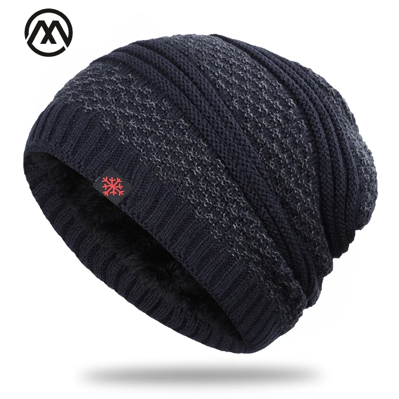 Мужская зимняя шапка 2019 бархатная хлопковая с ярлыком для мужчин и женщин