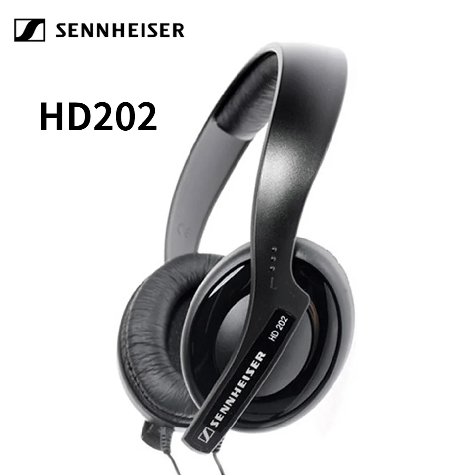 

Оригинальные наушники Sennheiser HD202 с глубокими басами, проводные шумоизоляционные стереонаушники 3,5 мм, игровая гарнитура для смартфонов, музы...