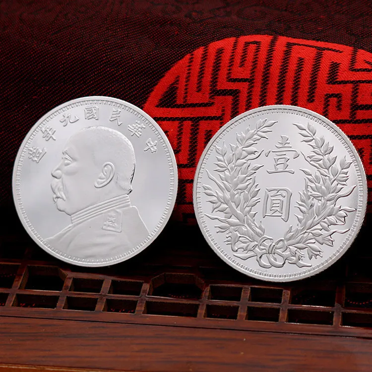 Юбилейная монета из серебра 999 пробы коллекция серебряных долларов имитация
