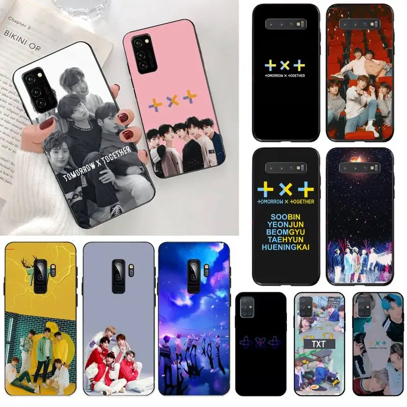 HPCHCJHM KPOP TXT чехол для телефона Samsung S20 plus Ultra S6 S7 edge S8 S9 S10 5G lite 2020|Бамперы| |