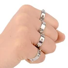 2 @ # кольцо для безопасного выживания для женщин и мужчин, кольцо из нержавеющей стали для самообороны, кольцо для защиты пальцев, инструмент