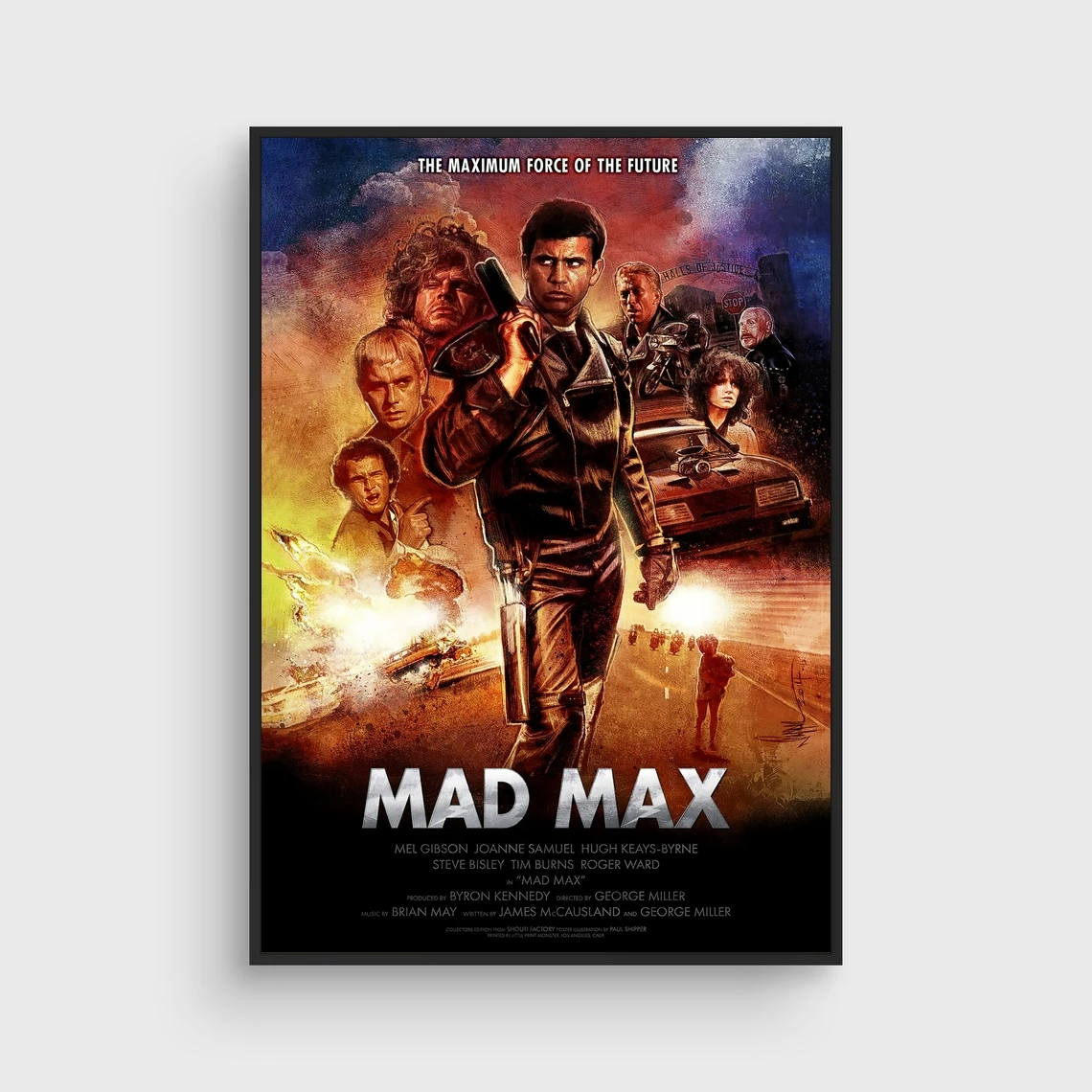 Безумный Макс постер фильма настенная живопись украшение дома (без рамки)