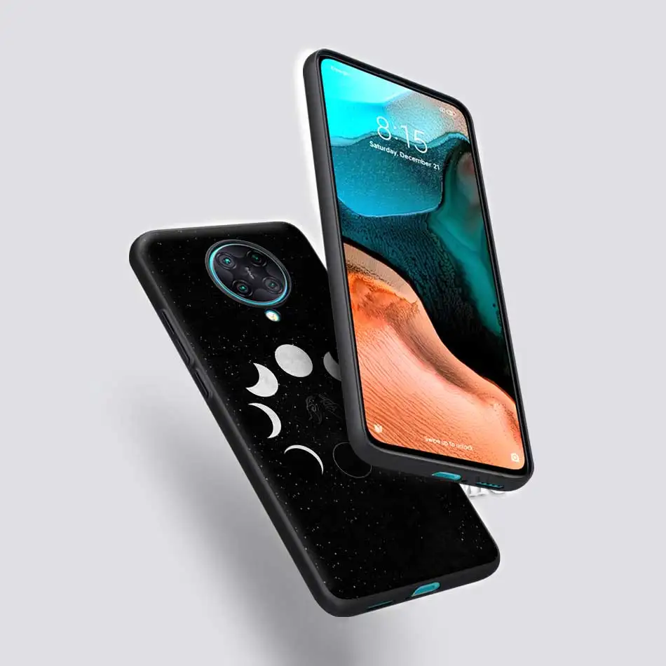 

Silicone Case For Xiaomi Redmi Note 8 8T 9S 9 K20 Pro K30 Zoom 8A 6 7 Black Soft Phone Cover Witches Moon Tarot Mystery Totem