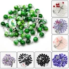 15 видов стилей религия четки ожерелье для женщин христианский Девы Марии Иисус крест кулон бусины DIY ювелирных изделий цепи, ювелирное изделие, подарок