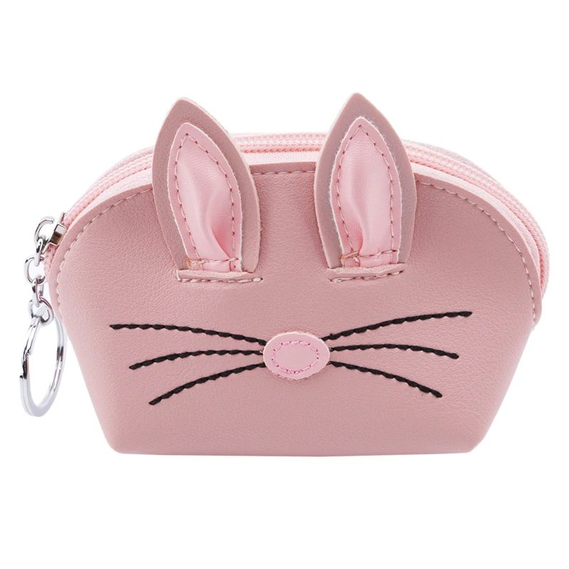 

Ladies Kawaii Cartoon Rabbit Shape Kids Coins Key Card Money Holder Bags Cute Mini Wallet Hot Slae Coin Purses Women Wallet