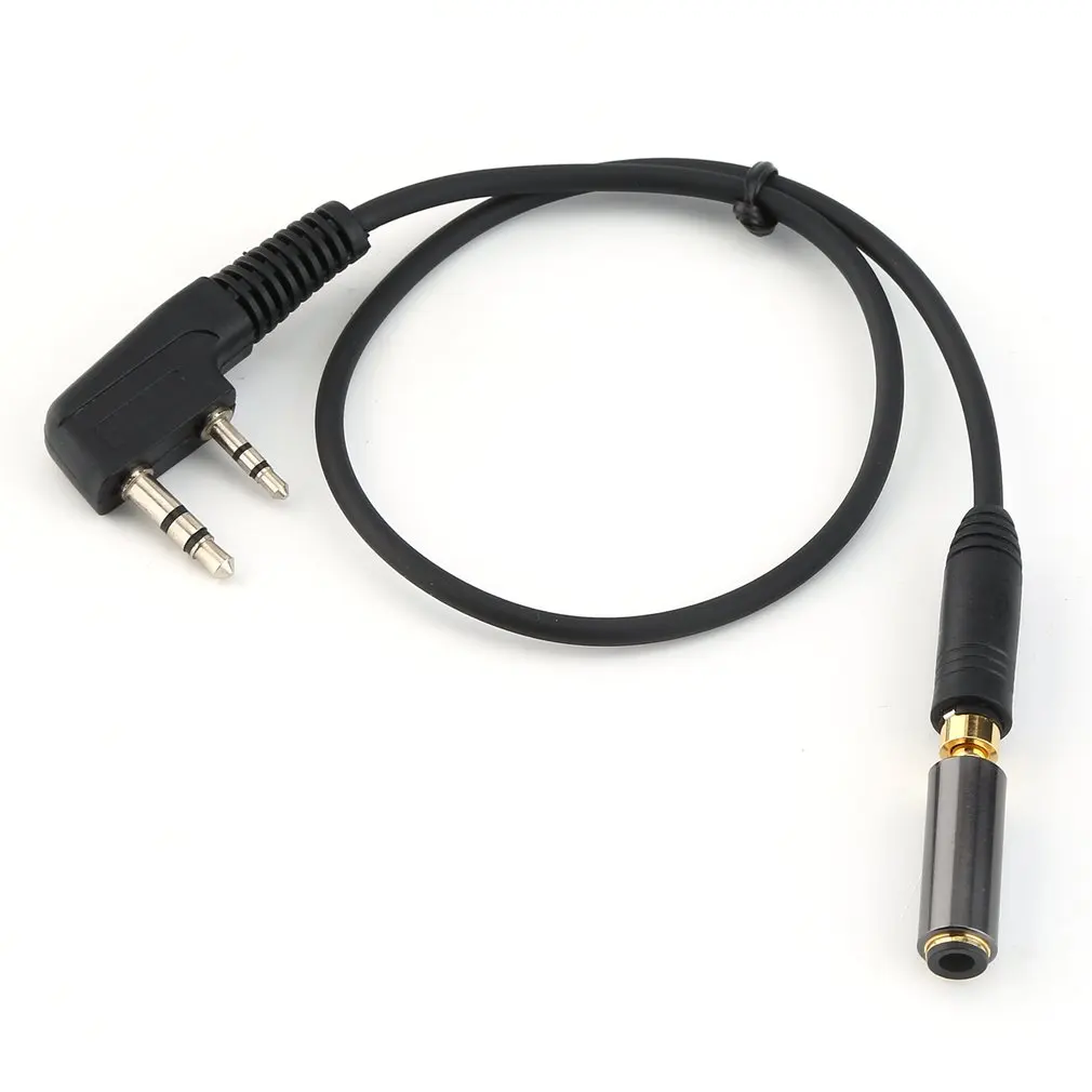 

2Pin K1 To 3.5MM Female Audio Phone Earphone Transfer Cable for Kenwood TYT for Baofeng UV5R 888S Walkie Talkie