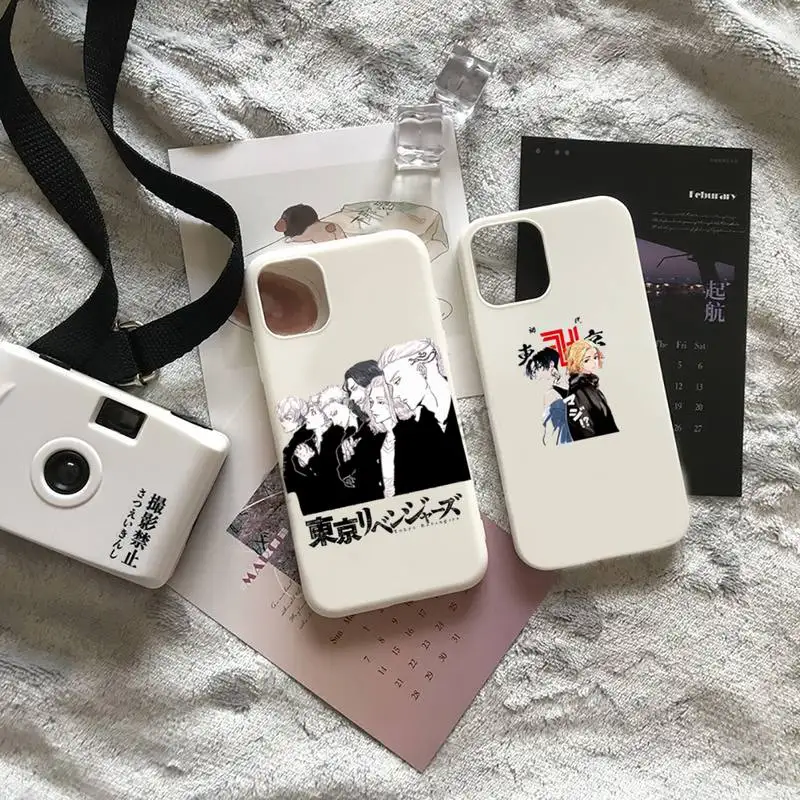 

tokyo revengers mikey anime Phone Case Candy Color for iPhone 6 7 8 11 12 s mini pro X XS XR MAX Plus
