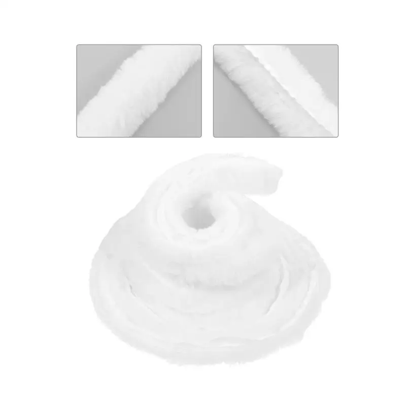 1 шт. 3M отличный подарок на Рождество Белый Искусственный мех отделка лентами