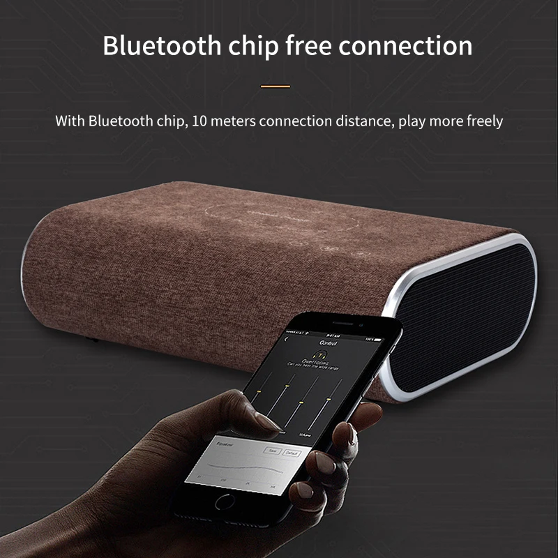 Bluetooth динамик сабвуфер Беспроводное зарядное устройство 3 в 1 для Xiaomi быстрое зарядное устройство для Iphone 11 Функция касания экрана power Bank