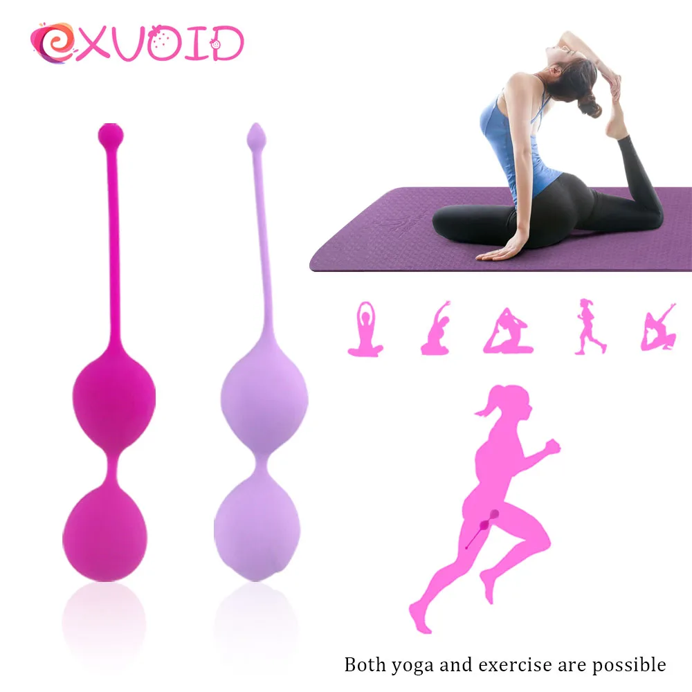 Шарик EXVOID Ben Wa для укрепления мышц влагалища умный шарик Кегеля вибратор тренажер