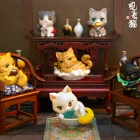 guanfu cats series blind box guess bag caja ciega toys doll cute anime figure desktop ornaments gift collection