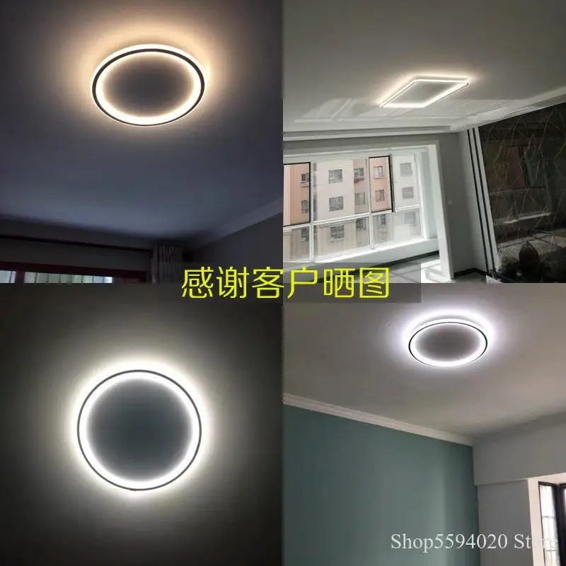 

New Modern Simple LED Chandelier Lights Circular Ultra Thin Ceiling Living Room Bedroom Lighting Room Light Led Fixture Dimmable