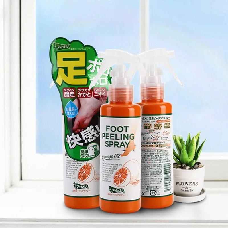 110 мл для ног отшелушивающая Красота спрей натуральный оранжевый эссенция руки