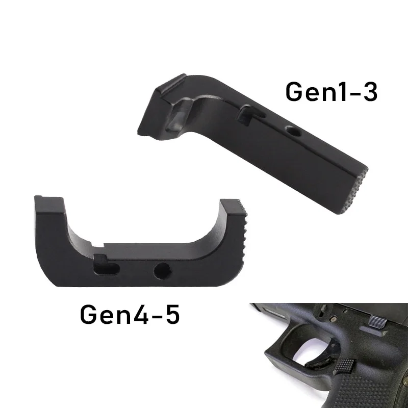 

Расширенный журнал из алюминиевого сплава для GLOCK 17 19 22 23 24 25 26 27 31 32 33 34 35 37 38 39 45 Gen 1 2 3 4 5, черный