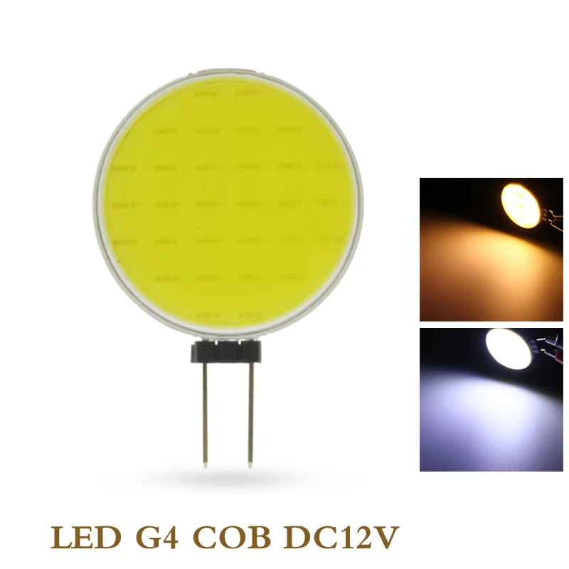 

Mini G4 LED COB Lamp 7W Bulb DC 12V Candle Silicone Lights Replace 40W Halogen for Chandelier Spotlight