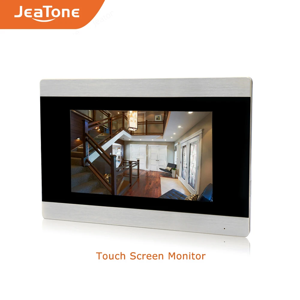 JeaTone 7 дюймовый Wi Fi IP видеодомофон система внутренней связи для 2 х этажных