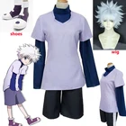 Аниме Hunter x Hunter Косплей киллуа золдик Косплей Костюм на заказ HunterXHunte COXPLAY костюм киллуа золдик парик на Хэллоуин
