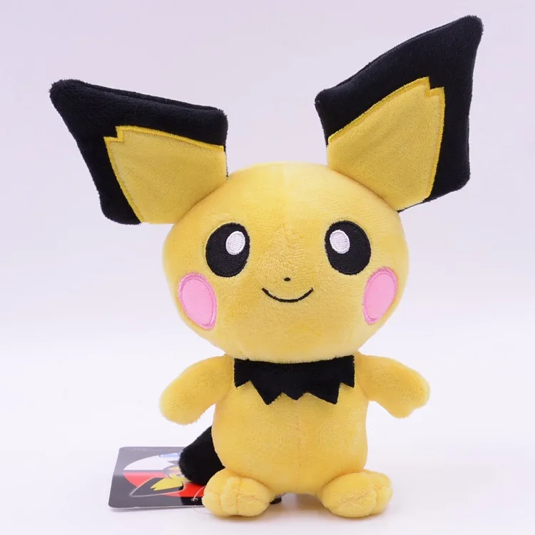 Takara Tomy Pokemon Pichu плюшевые милые Пикачу Подростковая версия развивающая игрушка