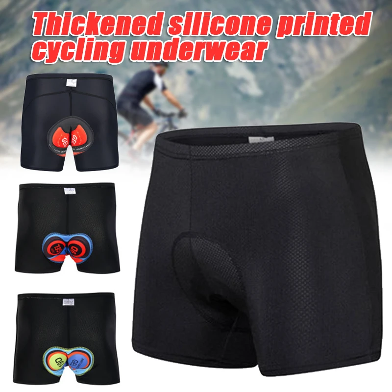 

Men Printed 3D Padded Cycling Underwear Shorts Bike Undershorts Bicycle Underpants XR-Hot