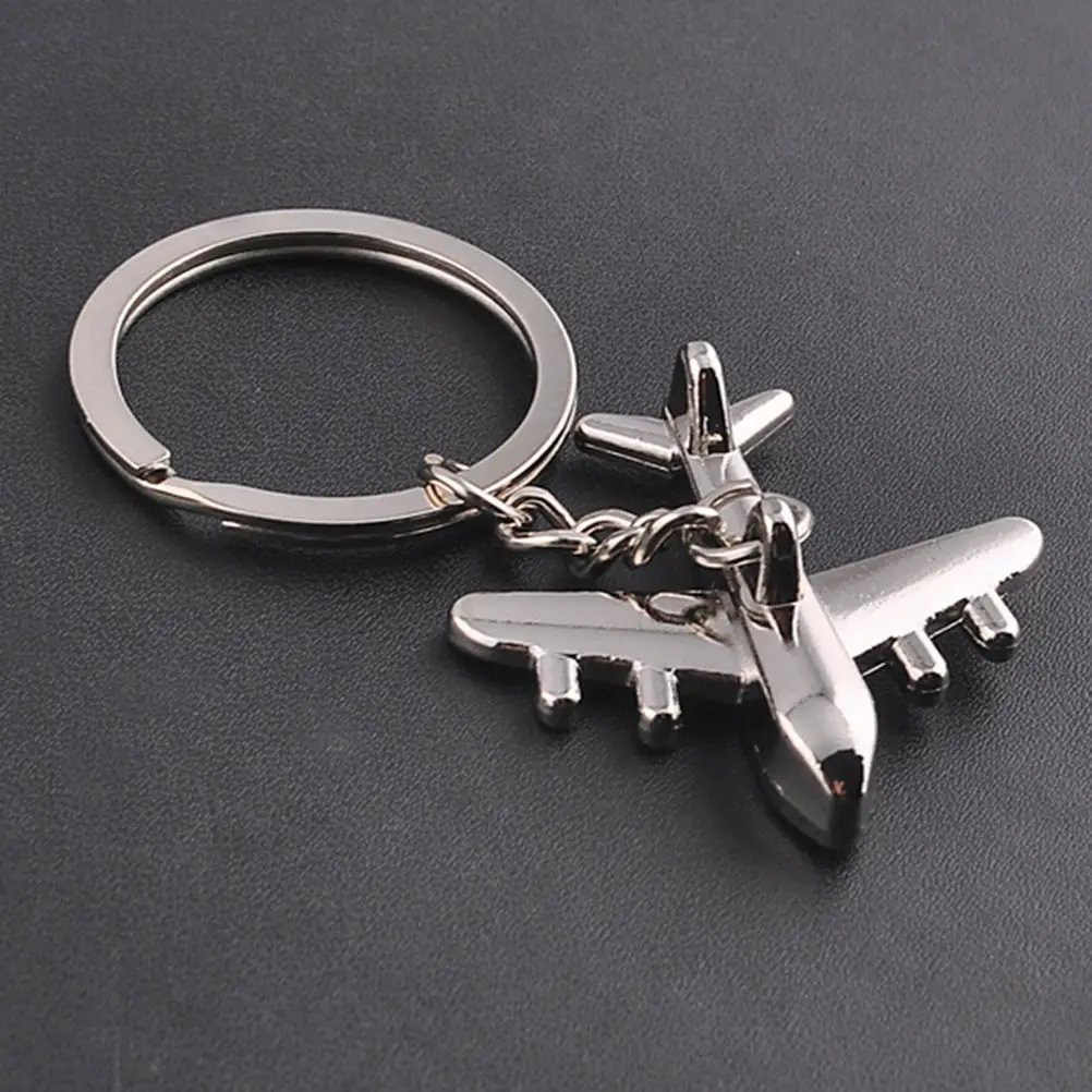 

New Fashion Air Plane Key Chains Keychain Keyfob Keyring Civil Aviation Air Plane Metal Alloy Hot Sale