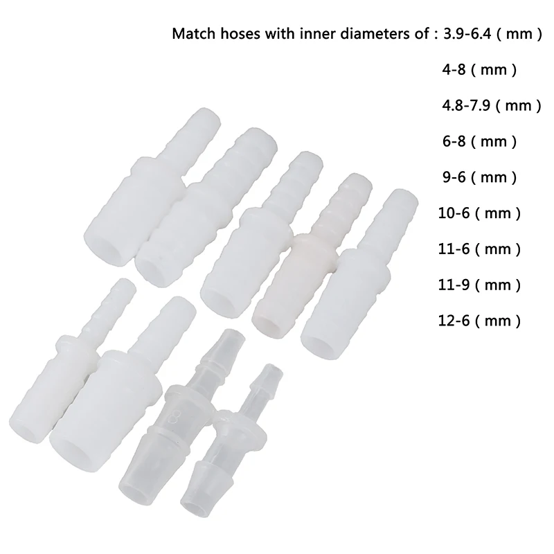 

Hot New 3Pcs/Lot Pagoda Joint Plastic Pipe Connector Hose Connector Pipe Fittings Adapter