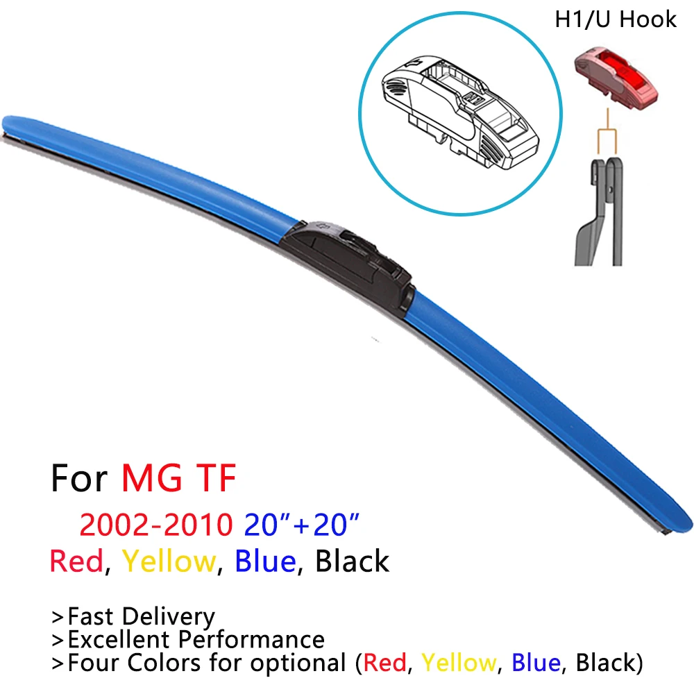 HESITE красочные гибридные щетки стеклоочистителя для MG F TF Turbo Kit Модель автомобиля