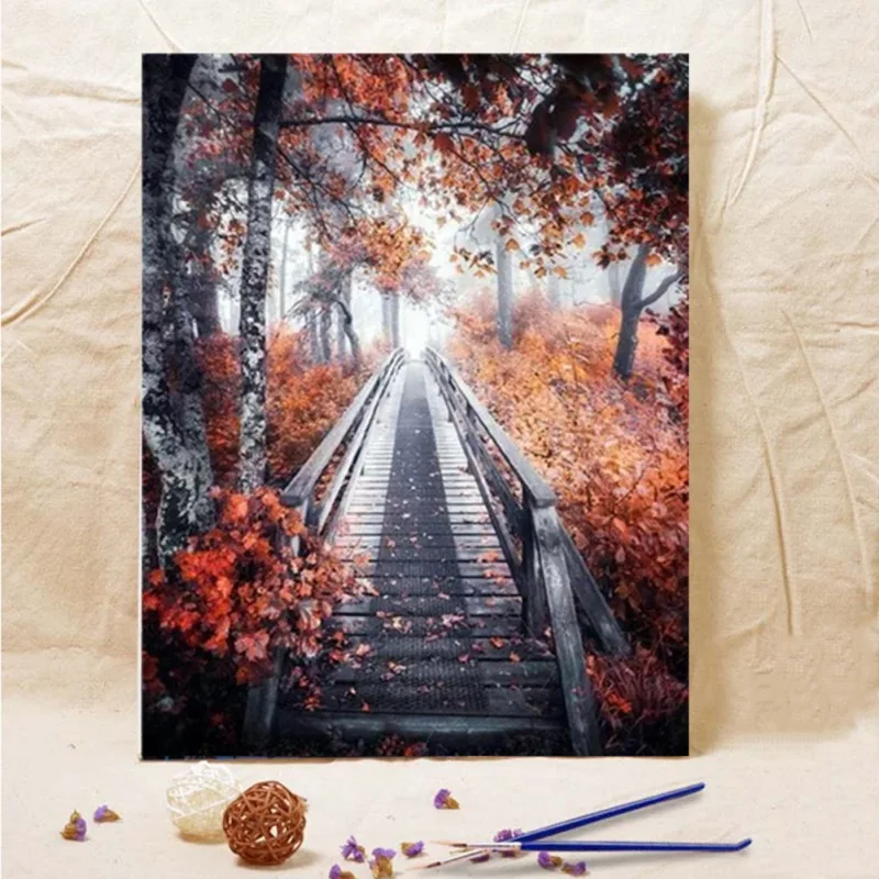 

DIY Digital Oil Painting 40*50CM Hand-painted Home Decoration Painting Oil Painting 5D DIY Diamond Cross Stitch Kit