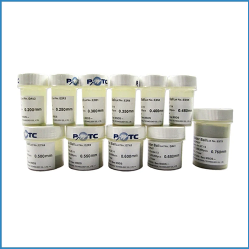 PMTC 250 ССКП свинцовый припой в шариках Оловянные шарики частицы 0 5 55 6 65 76 889 мм для BGA