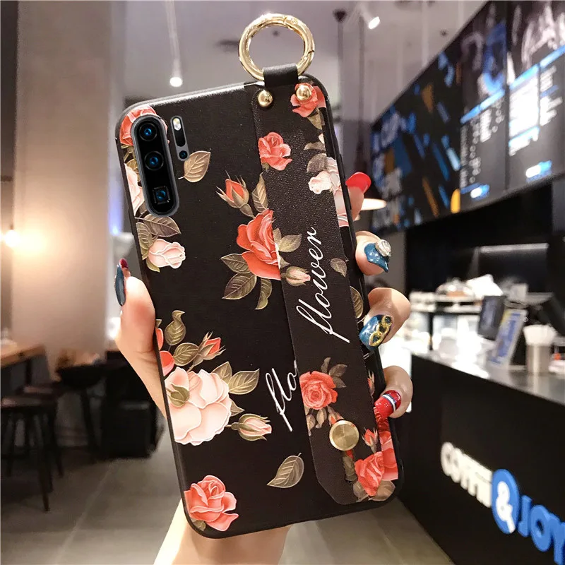 WK3-26WDRoseWord SoCouple чехол на запястье для huawei P20 P30 Pro Lite P10 mate 10 20 Pro 30 Lite Nove 3 3i Honor 20 Pro 10 Чехол-держатель для телефона - Цвет: WK3-26WDRoseWord