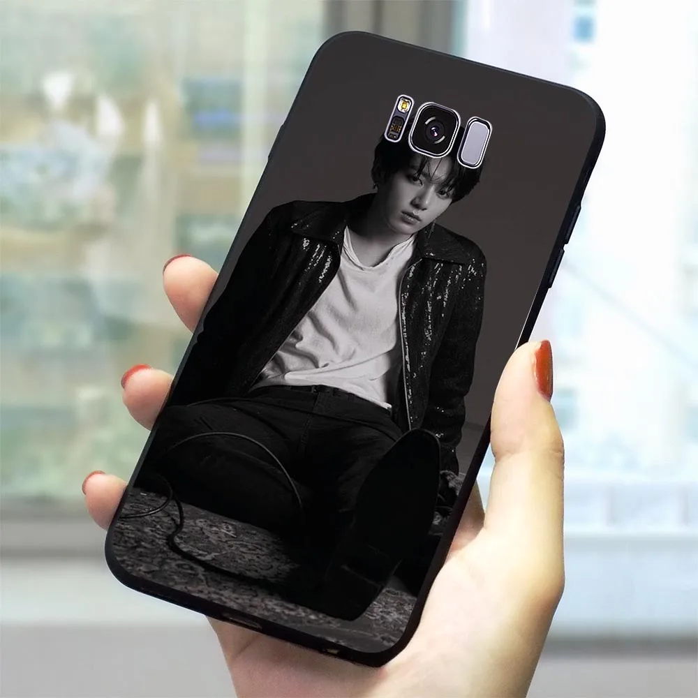 Чехол для телефона Jungkook Kpop Samsung Note 9 чехол Galaxy S6 S7 Edge S8 S9 S10 Plus S10e 8 M10 M20 M30 мягкий