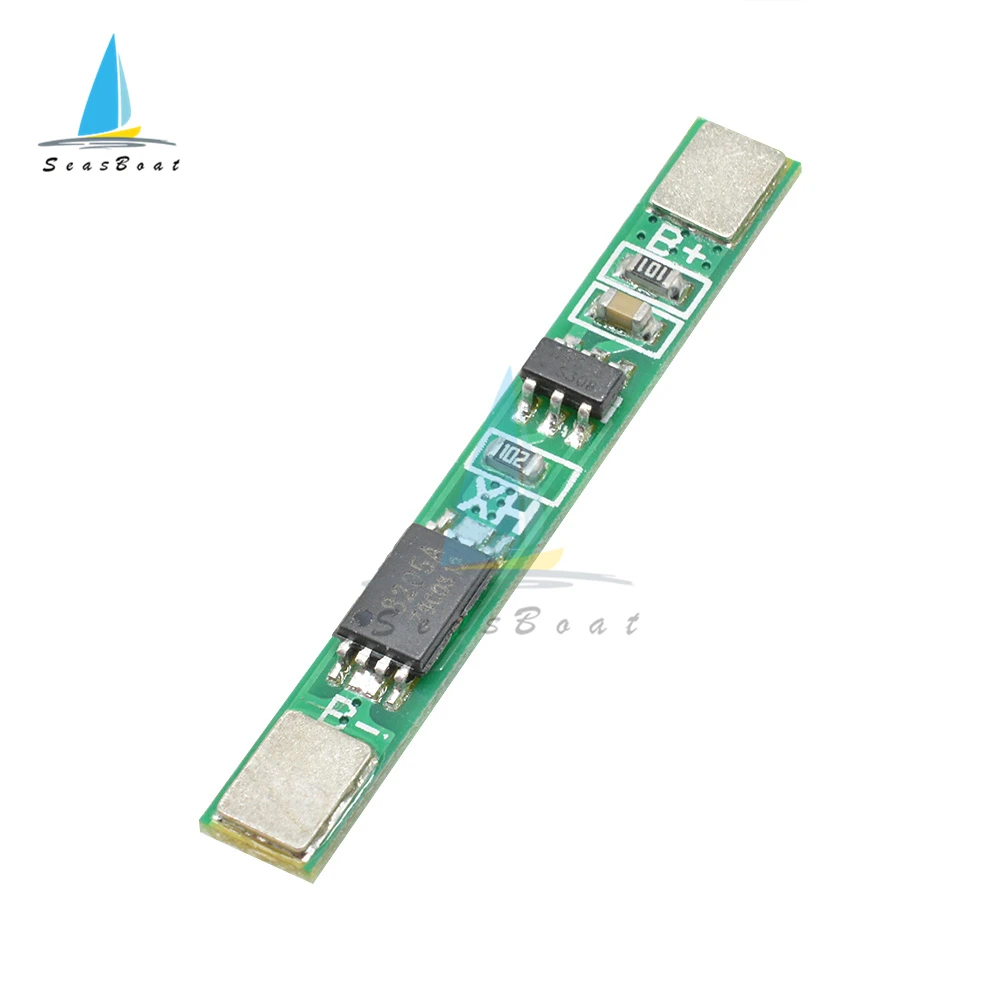 

10 шт./лот 1S 3,7 V 2.5A li-ion BMS PCM плата для защиты батареи PCM для 18650 литий-ионного аккумулятора