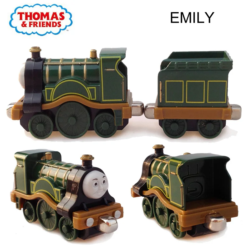 1:43 Thomas And Friends магнитные игрушки из металлического сплава поезд Эмили модель