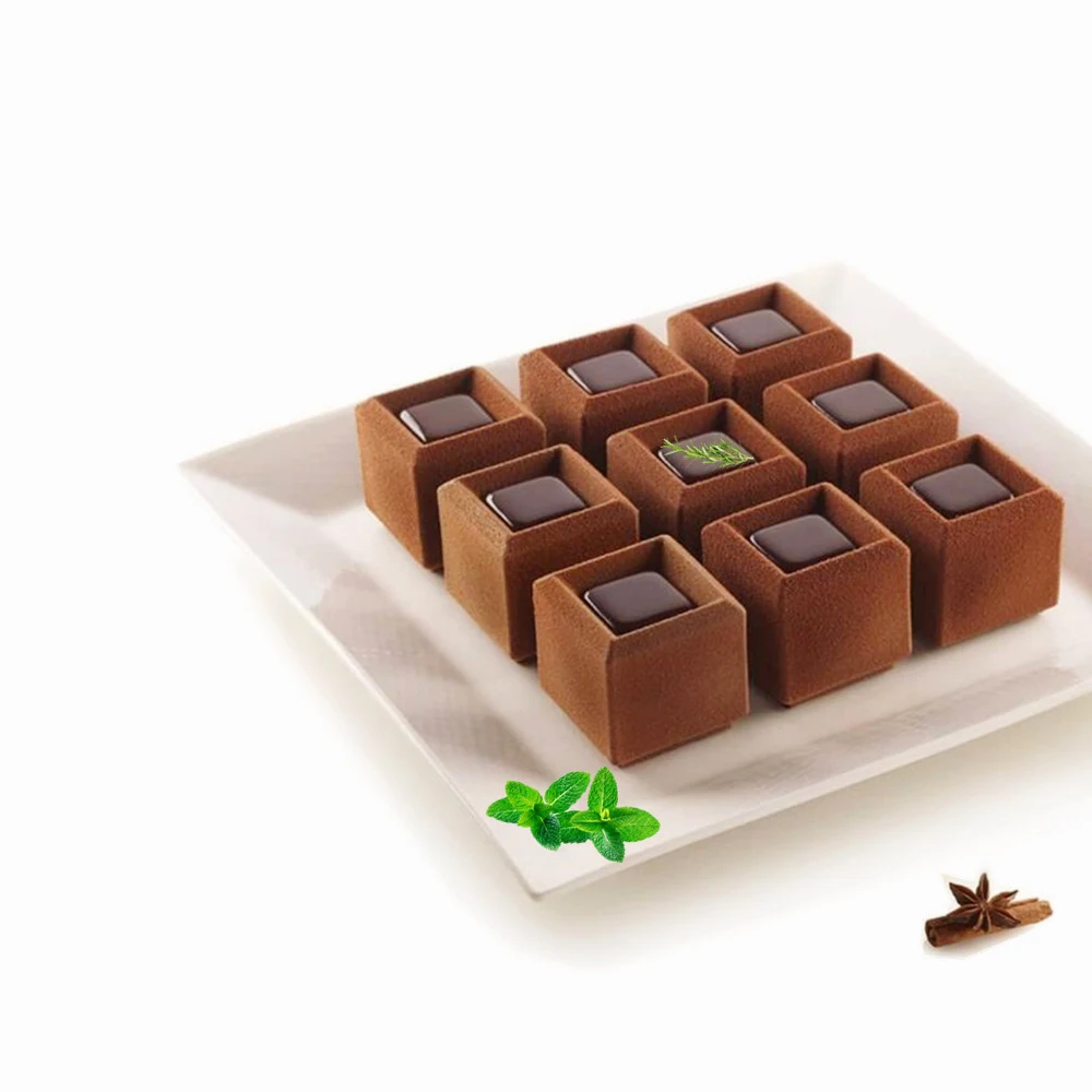 35 Holes Cube Silicone Chocolate Mold For Pastries Sandwich Candy Mould DIY Mousse Bakeware Cake Decor Baking Tools | Дом и сад