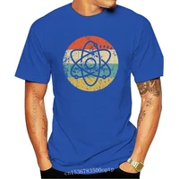 new mens chemistry shirt retro science scientist t shirt atom icon shirt men clothes tee shirt