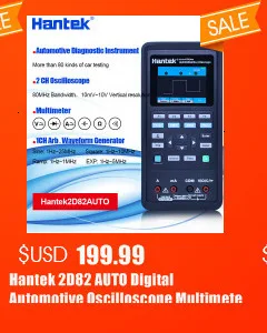 Hantek 6074BE(серия Kit I) 4CH 70MHZ Стандартный оборудованный более 80 типов автомобильной функции измерения USB2.0